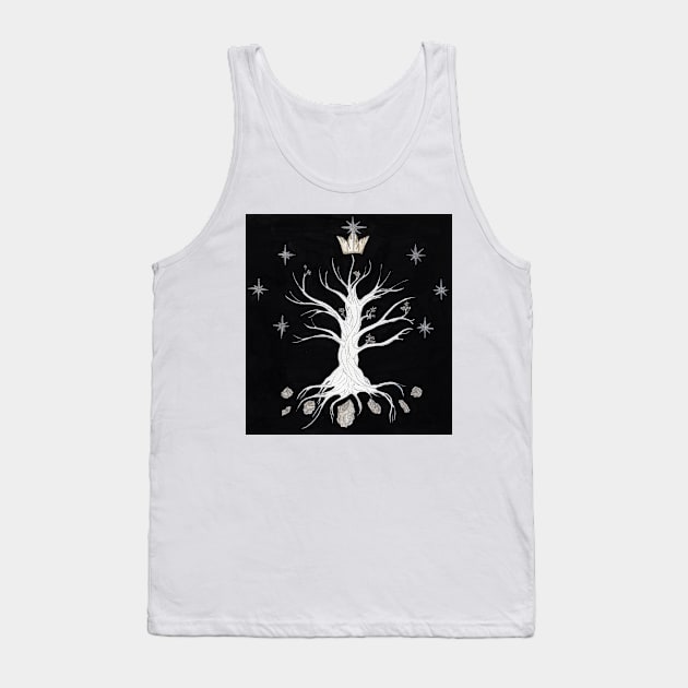 The White Tree Tank Top by paintingbetweenbooks